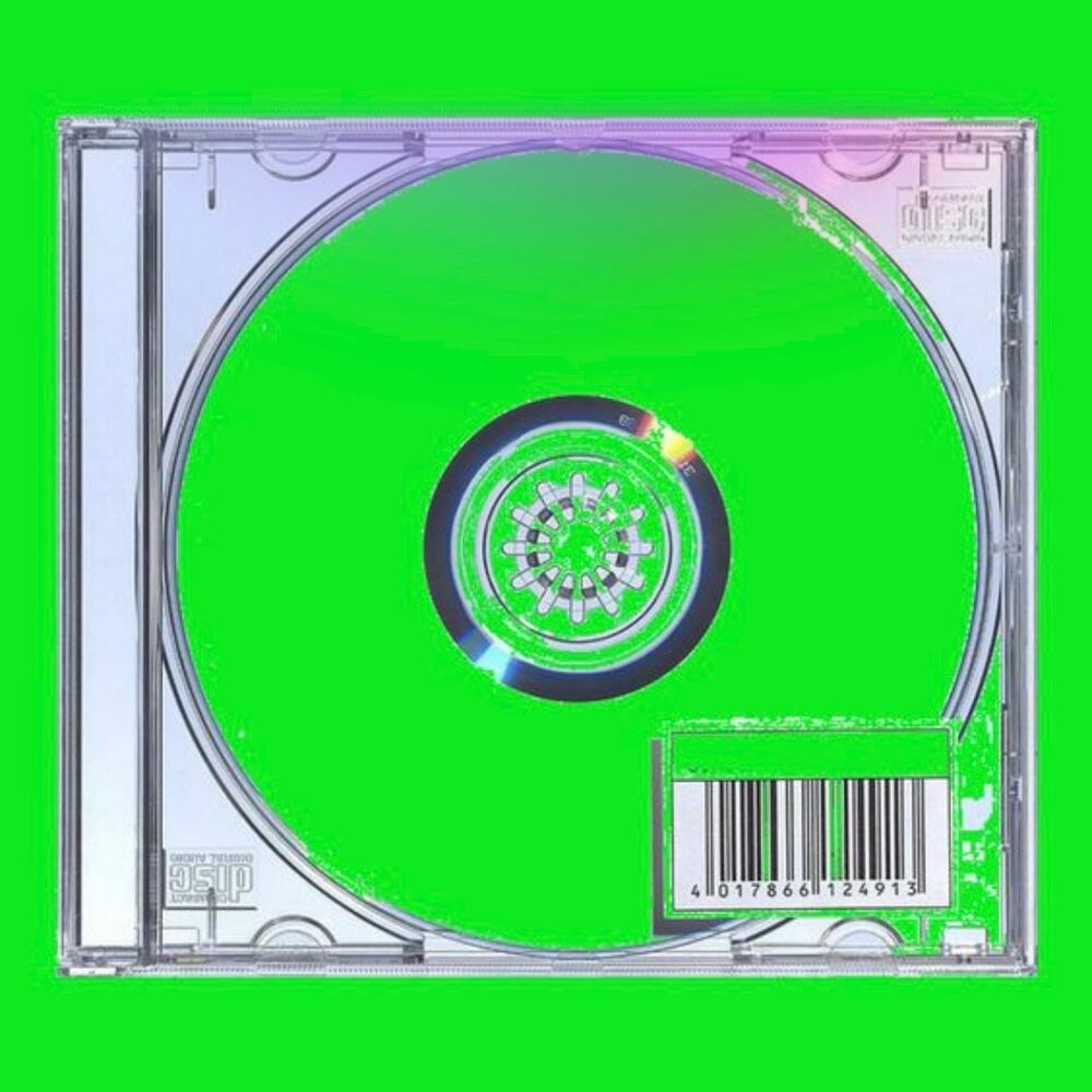 Boîtier CD vert fluo